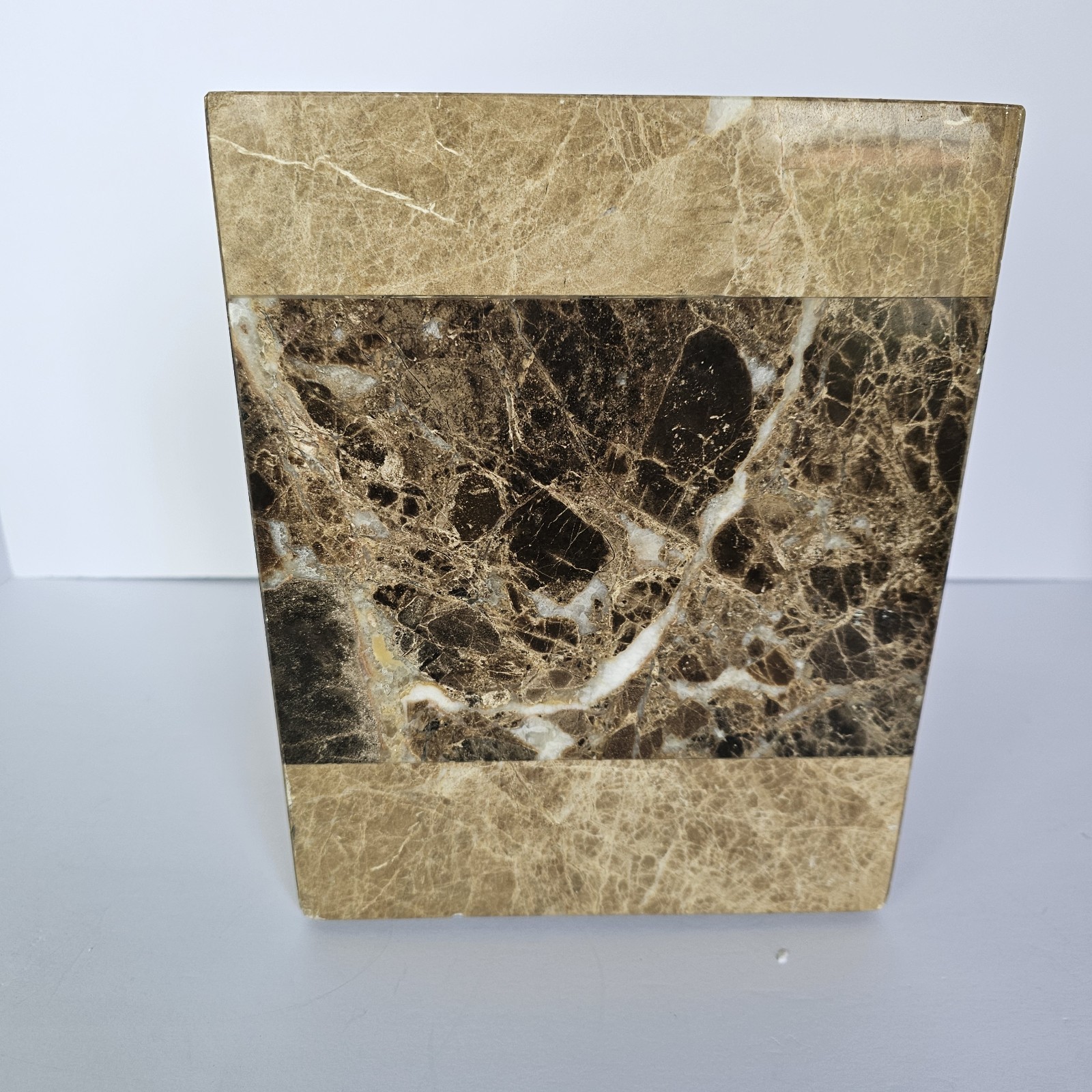 Marble Stone Wastebasket Heavy