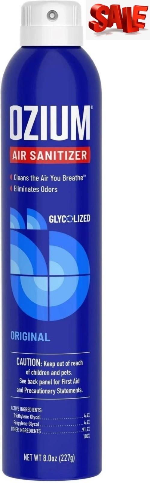 Ozium Air Freshener Dispenser, Original – 8oz