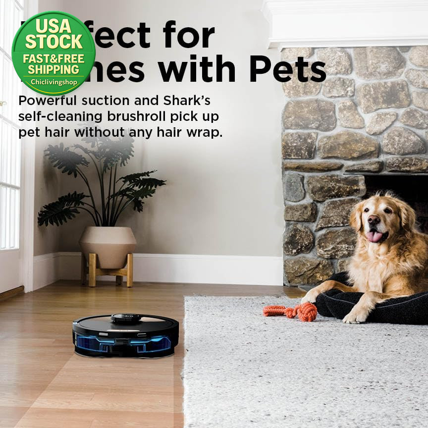 Shark Matrix plus Robot Vacuum and Mop UR2650WS Self Empty Lidar Wi-Fi Black