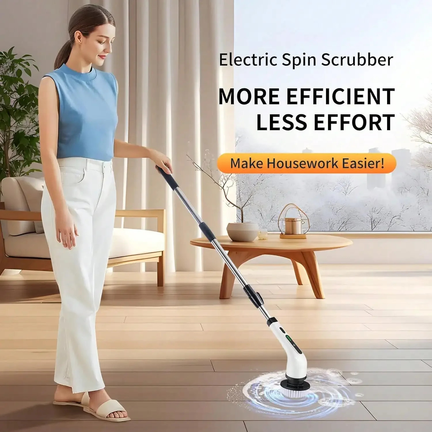 9-in-1 Electric Cleaning Brush Electric Spin Cleaning Scrubber Cleaning Tools