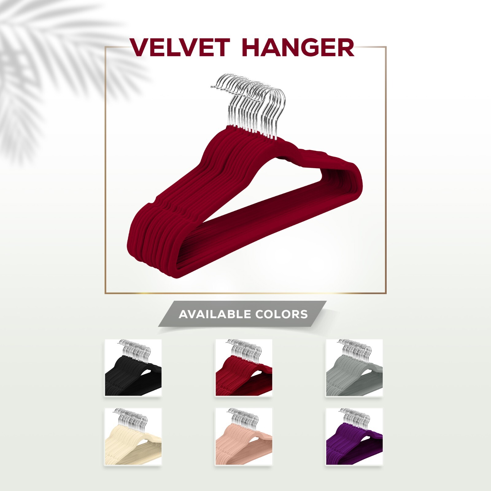 Utopia Home Velvet Hangers Clothes Heavy Duty Non Slip Hangers (30 & 50 Pack)