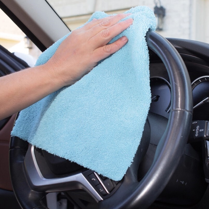 Auto Drive Multipurpose Microfiber Towels, 14″ x 14″, Multicolor, 30-Pack