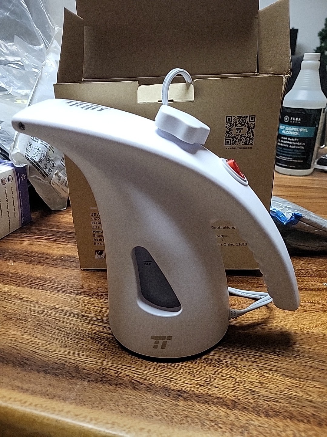 TaoTronics 200ml Handheld Garment Steamer Upgraded Portable Fabric Clothes Steam