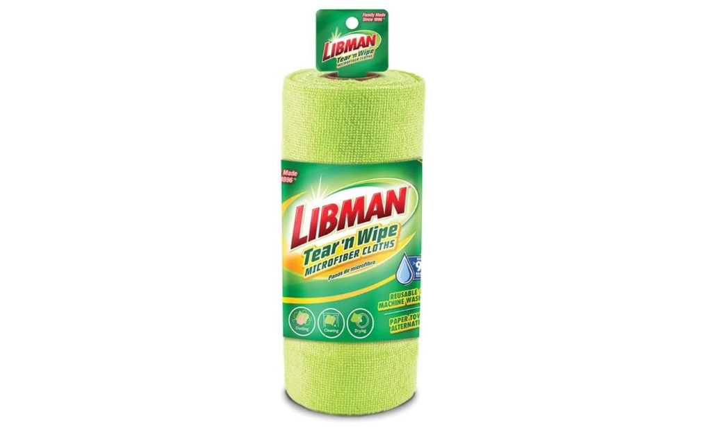 Libman Tear N Wipe Cloth Roll 15 Count Reusable Cleaning Cloths