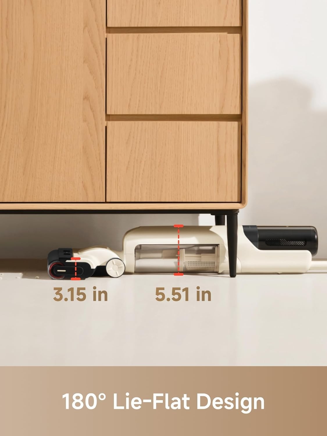 MOVA K30 SE Wet Dry Vacuum Cleaner, 180° Lie-Flat Reach Smart Vacuum Mop 18000Pa