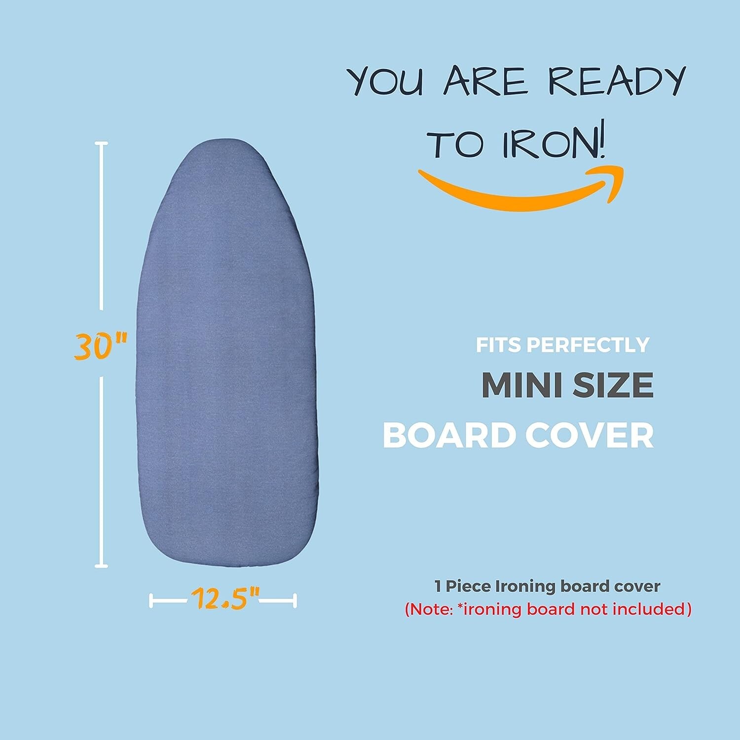 Smart Table Top Ironing Board Cover And Pad Standard Mini Board 2.5″x30″ Blue