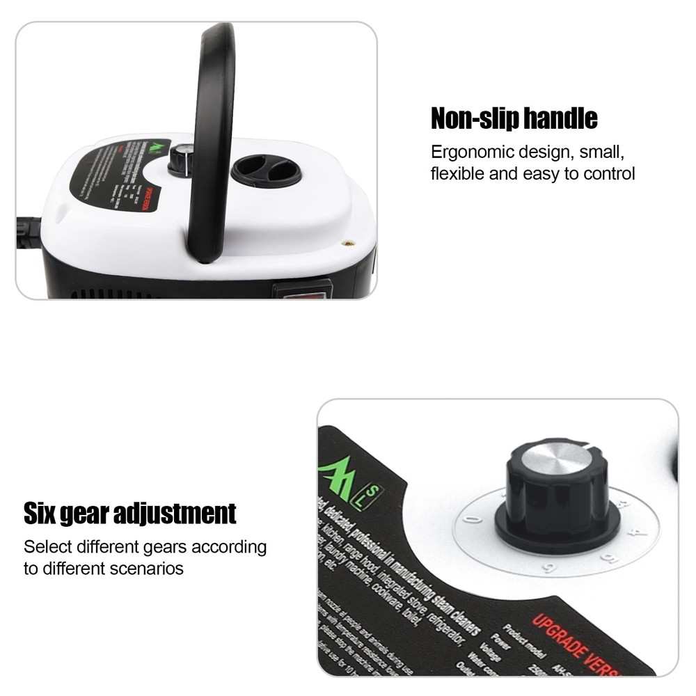 2500W Handheld Steam Cleaner Car Detailing Cleaning Machine Vehicle Auto Washer