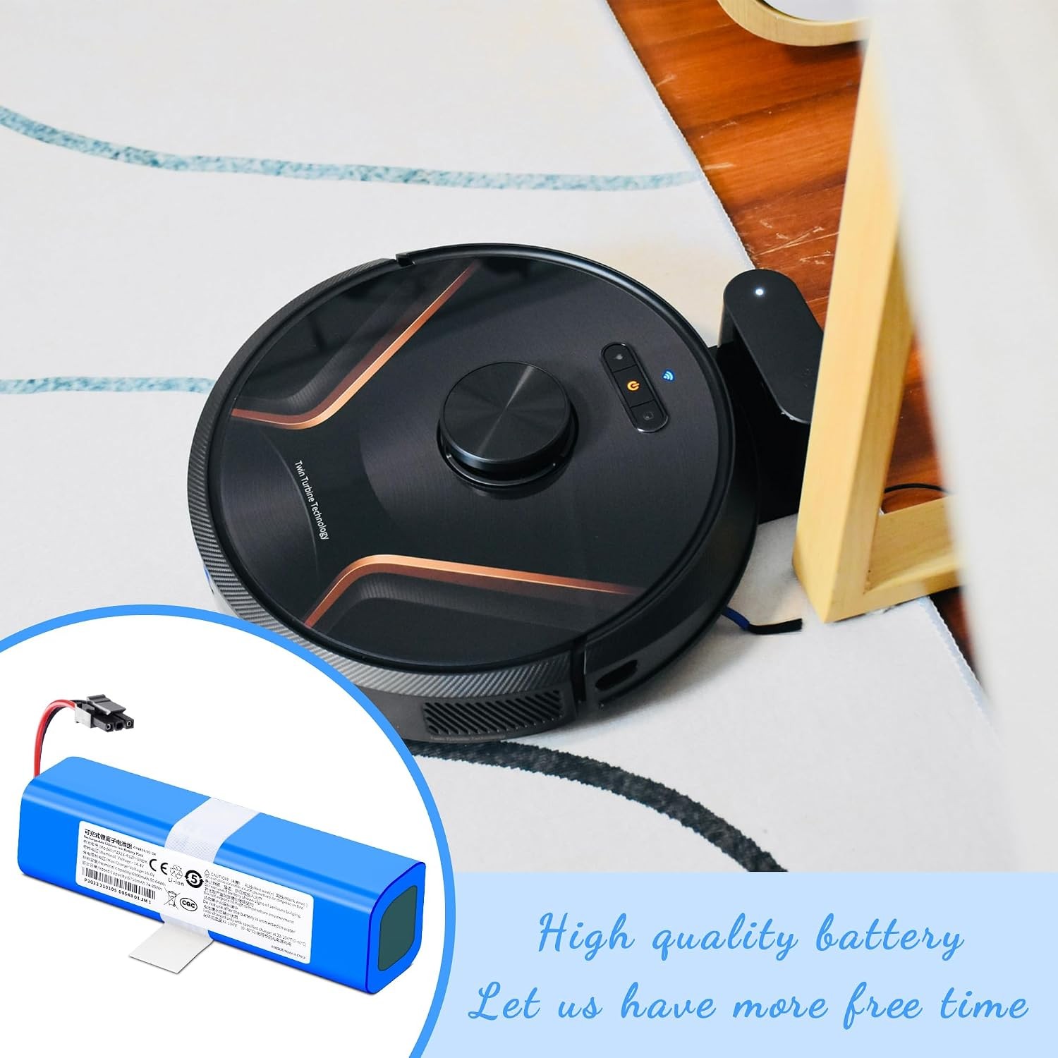 6800mAh PA61 Battery for Eufy RoboVac X8 Series Robot Vacuum X8