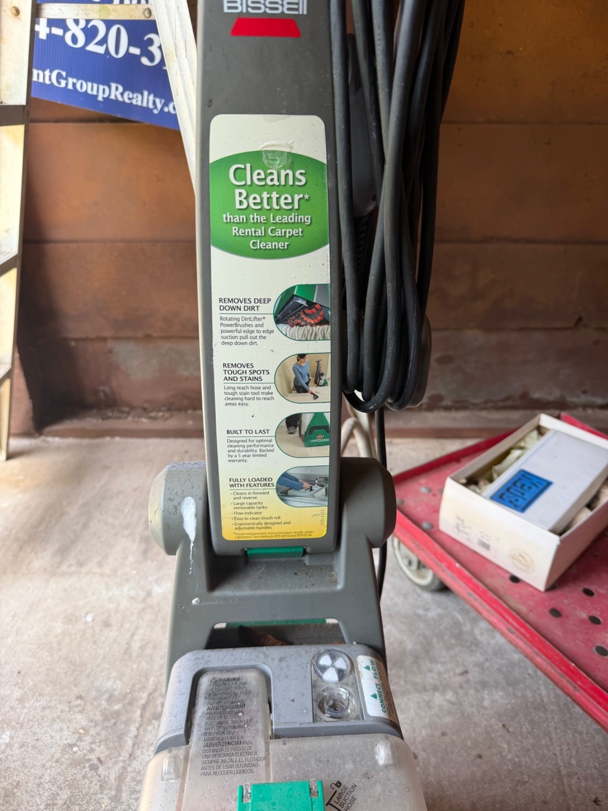 BISSELL Big Green Carpet Cleaner Machine Corded Green Gray Carpet Cleaning