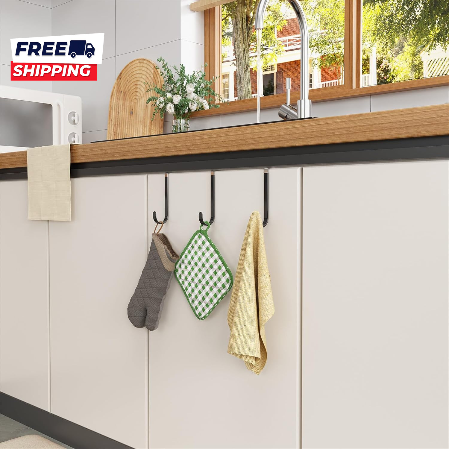 4 Pack over the Door Hooks Door Hanger Hook Towel Hooks for Hanging