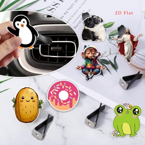 Fresh Scented Car Air Freshener Vent Clip, 1 Count (Pack of 1) Sportswear Sloth