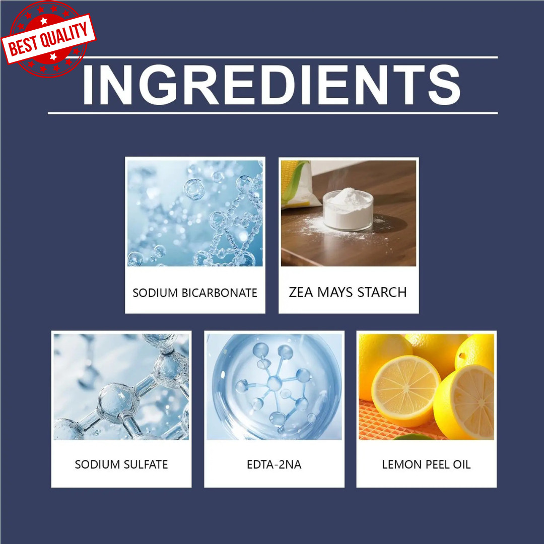 Restorabowl Foaming Cleaning Powder Fresh Scent Fast Dissolving Daily Care 300g