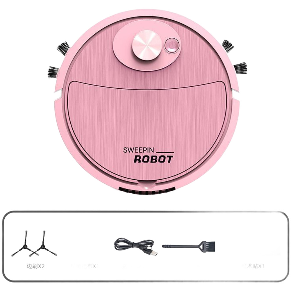 Ultra Thin 5.4cm Robot Vacuum Cleaner Mop Sweeper for Home 18×5.4x18cm