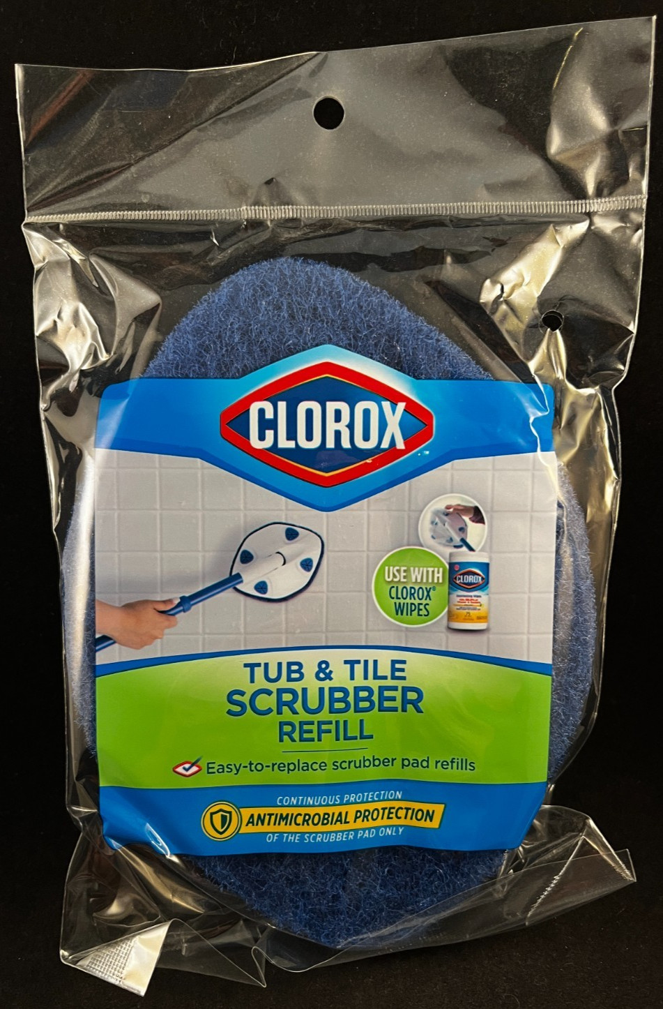 Clorox – Tub & Tile Scrubber Refill – Easy-to-replace Scrubber Pad Refill