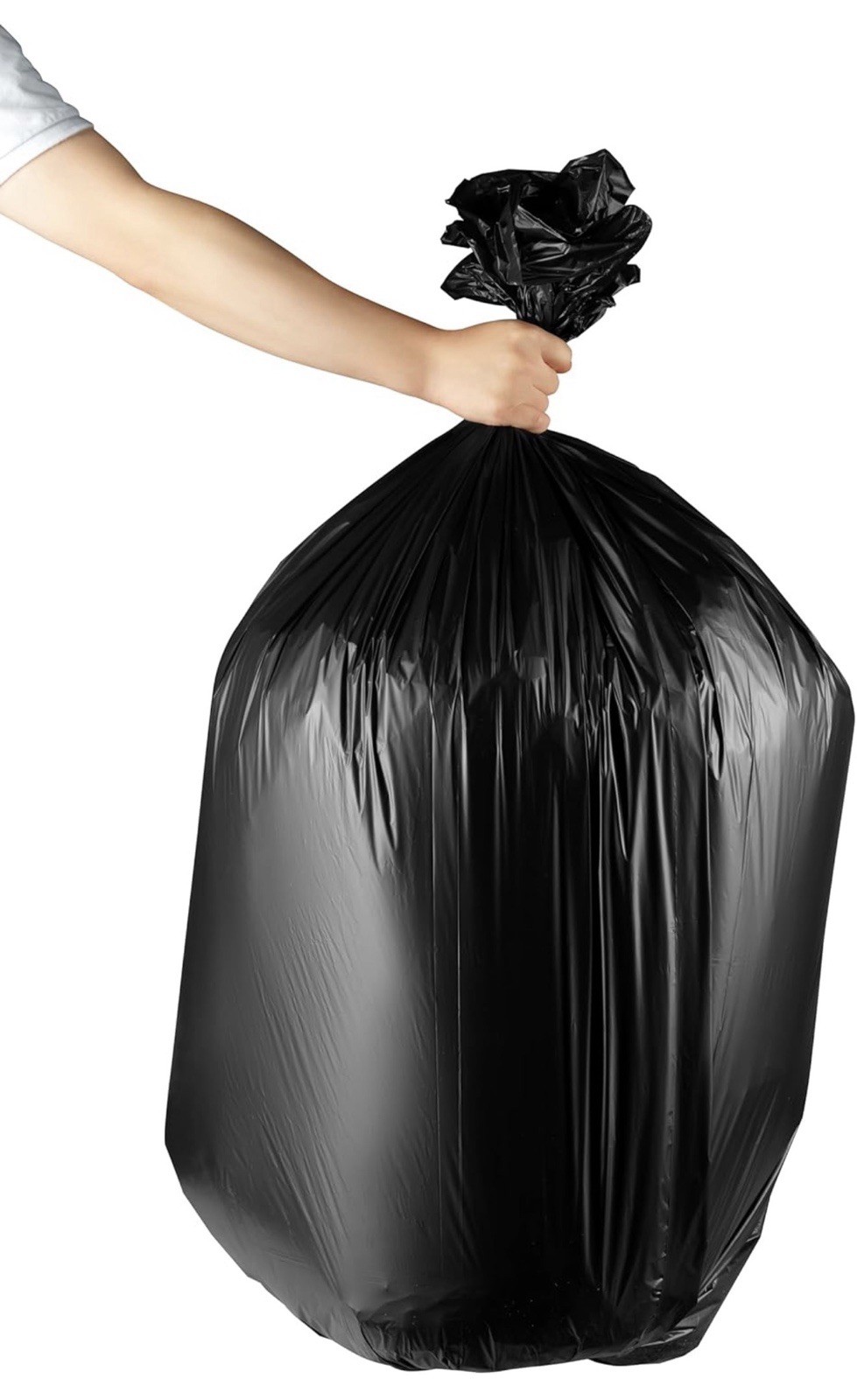 55-60 Gallon Trash Bags Heavy Duty – Bulk 150 Pack Large Garbage Bags – Big