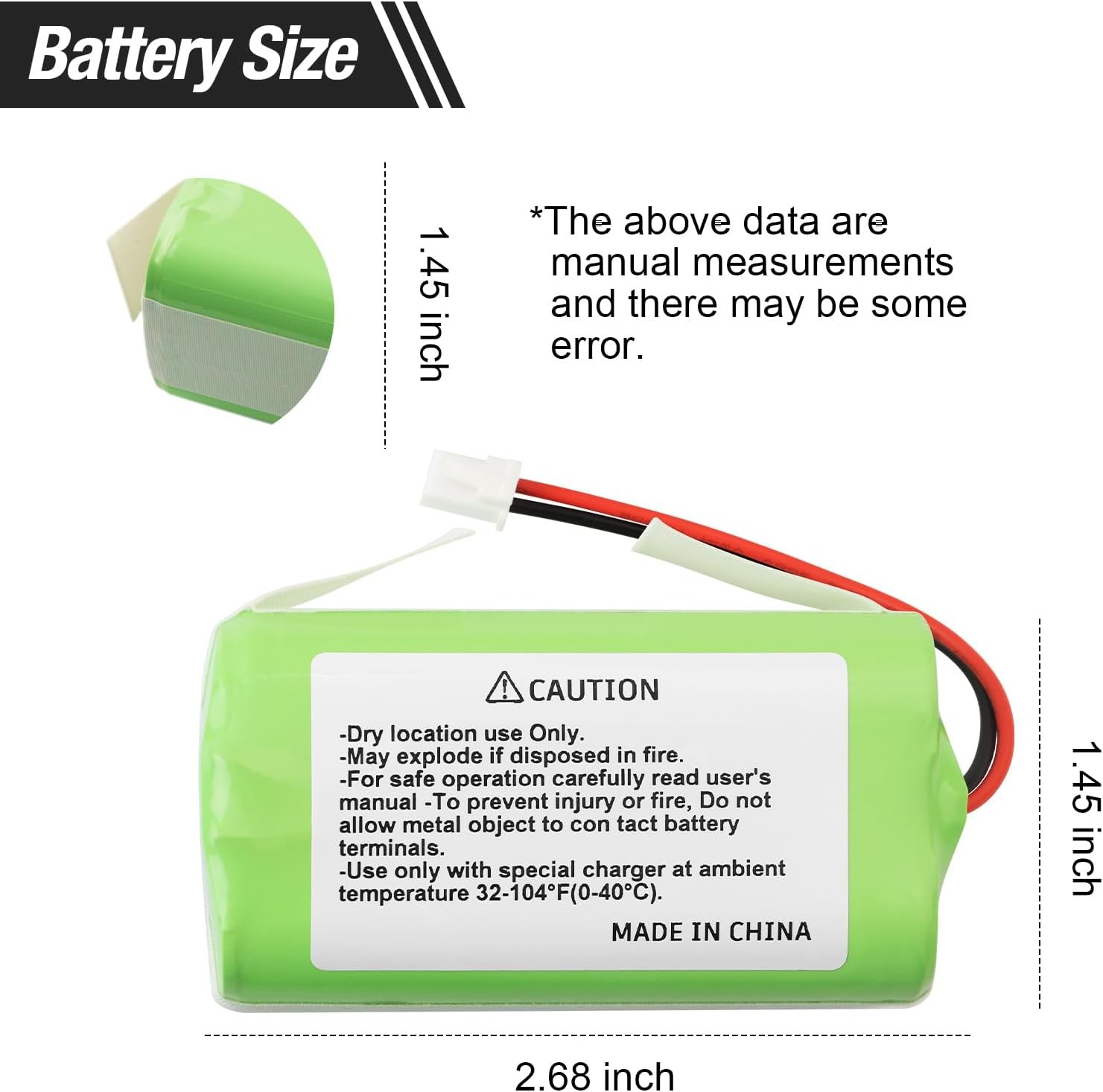 RVBAT85004 Battery Replacement for Shark Matrix Plus Robot RV2620 UR2360S