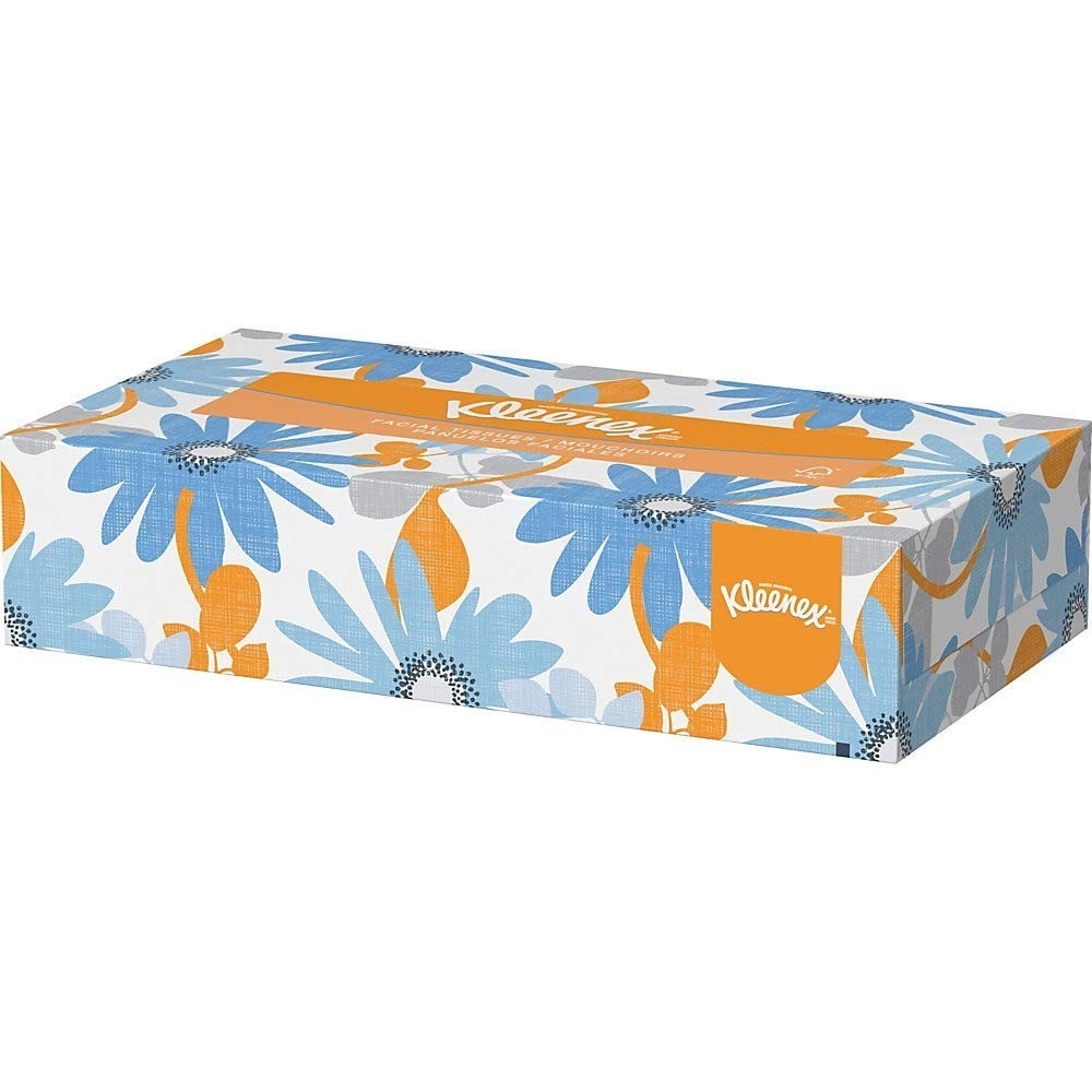 Kleenex 21606BX Facial Tissue 2-Ply White Pop-Up Box 125 Sheets