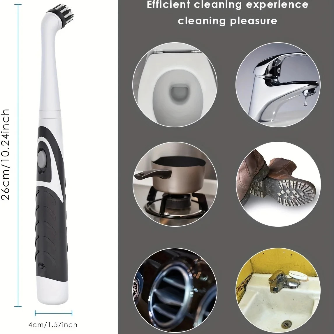 Sonic Scrubber Household Cleaning System – with 4 brushes!