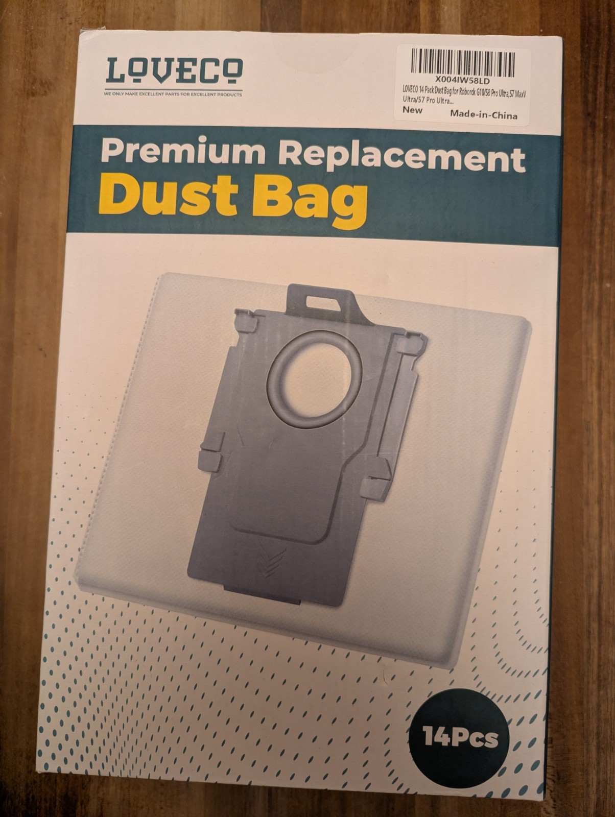 14pk Dust Bags for Roborock Q Revo, S8 MaxV Ultra, S7 MaxV, Q7, Q5 Replacement