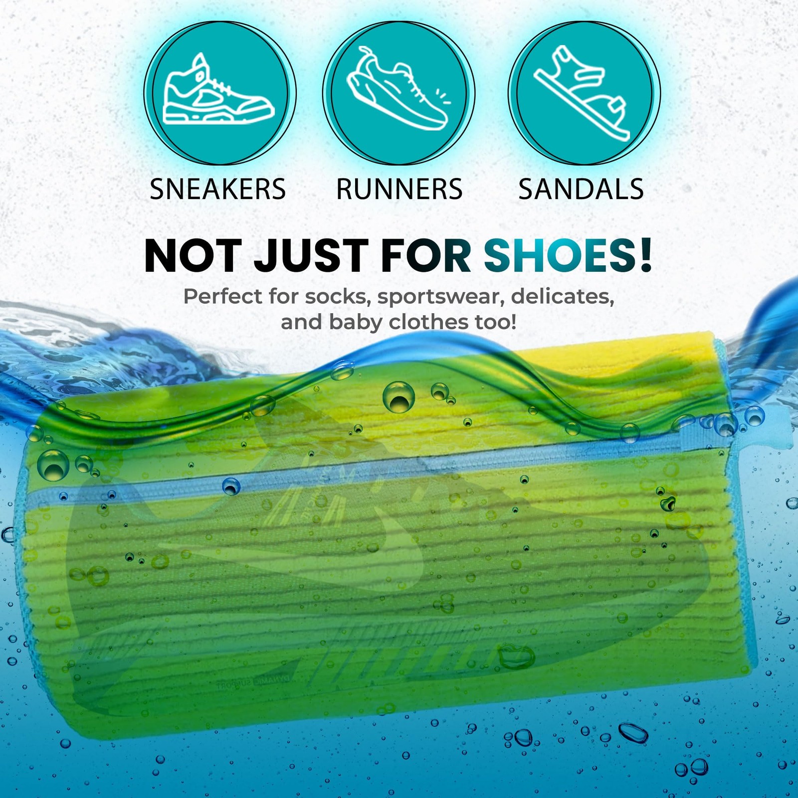 Shoe Washing Machine Bag – 2 Pcs Set – Resuable Shoe Bag for Washing Machine …