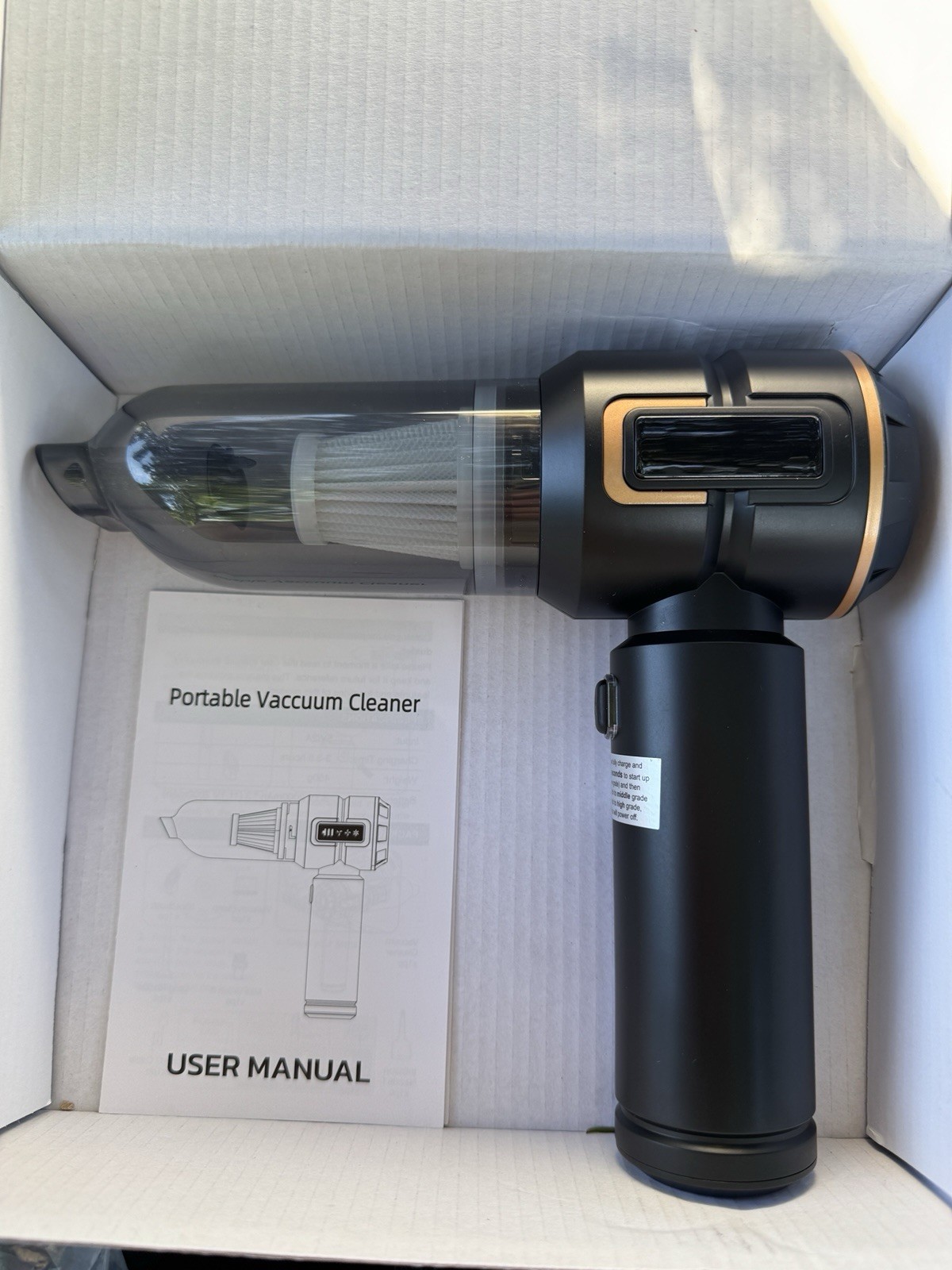 Cordless Car Vacuum Cleaner 18000pa Brushless Motor 2500mAh Battery Air Duster