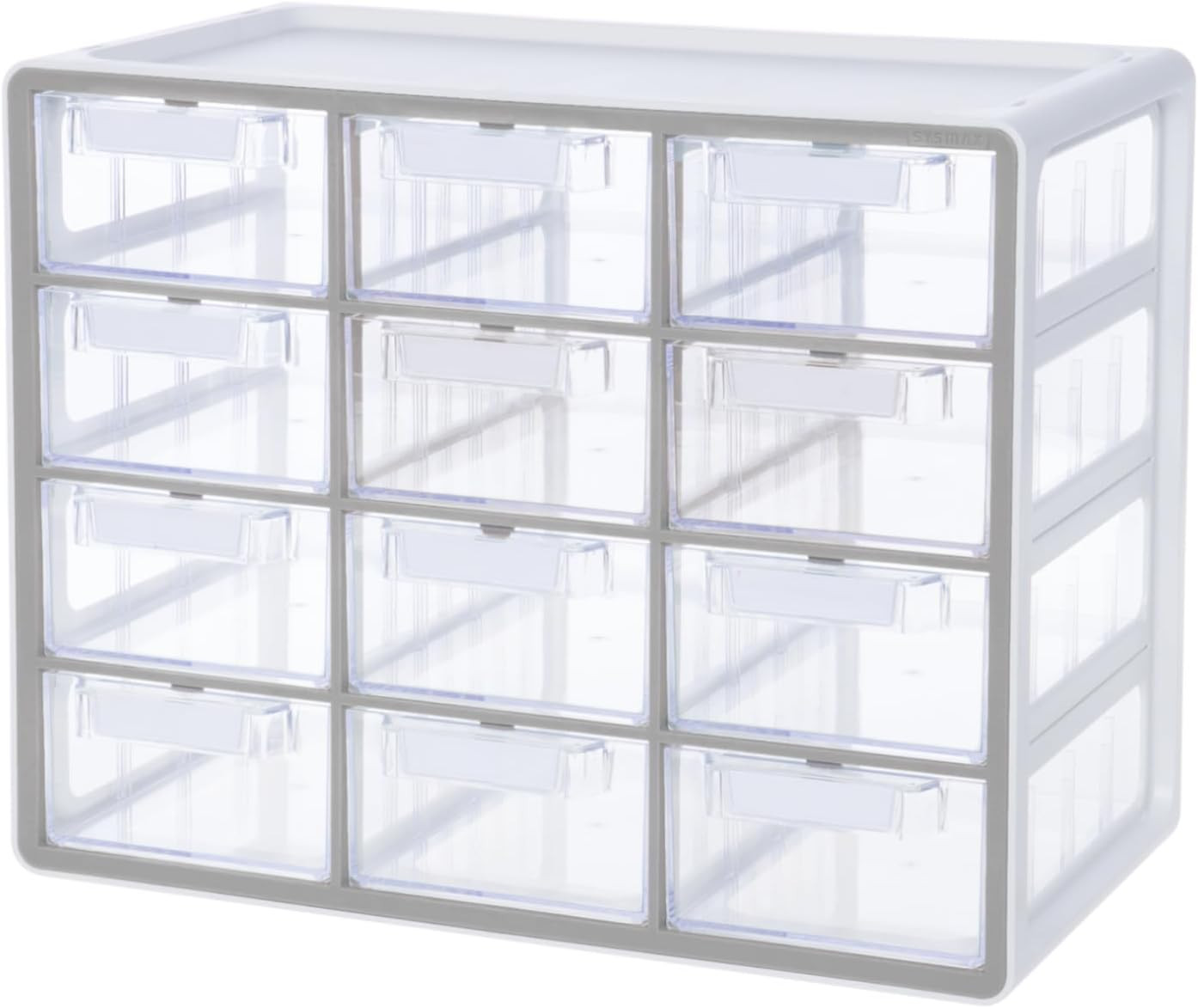 Medium 16-Drawer Cabinet – Stackable Clear Organizer for Hardware, Beads, Plasti