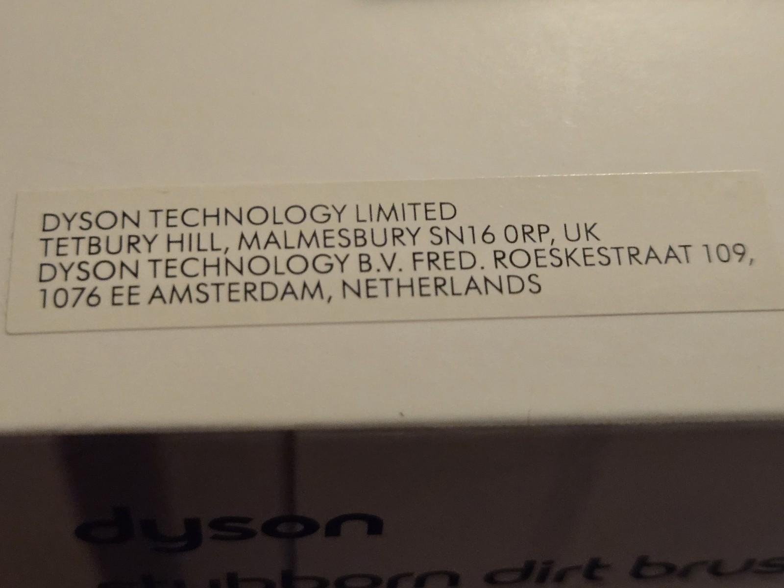 Genuine Dyson Stubborn Dirt Brush Attachment Tool 971429-01 New In Box OEM