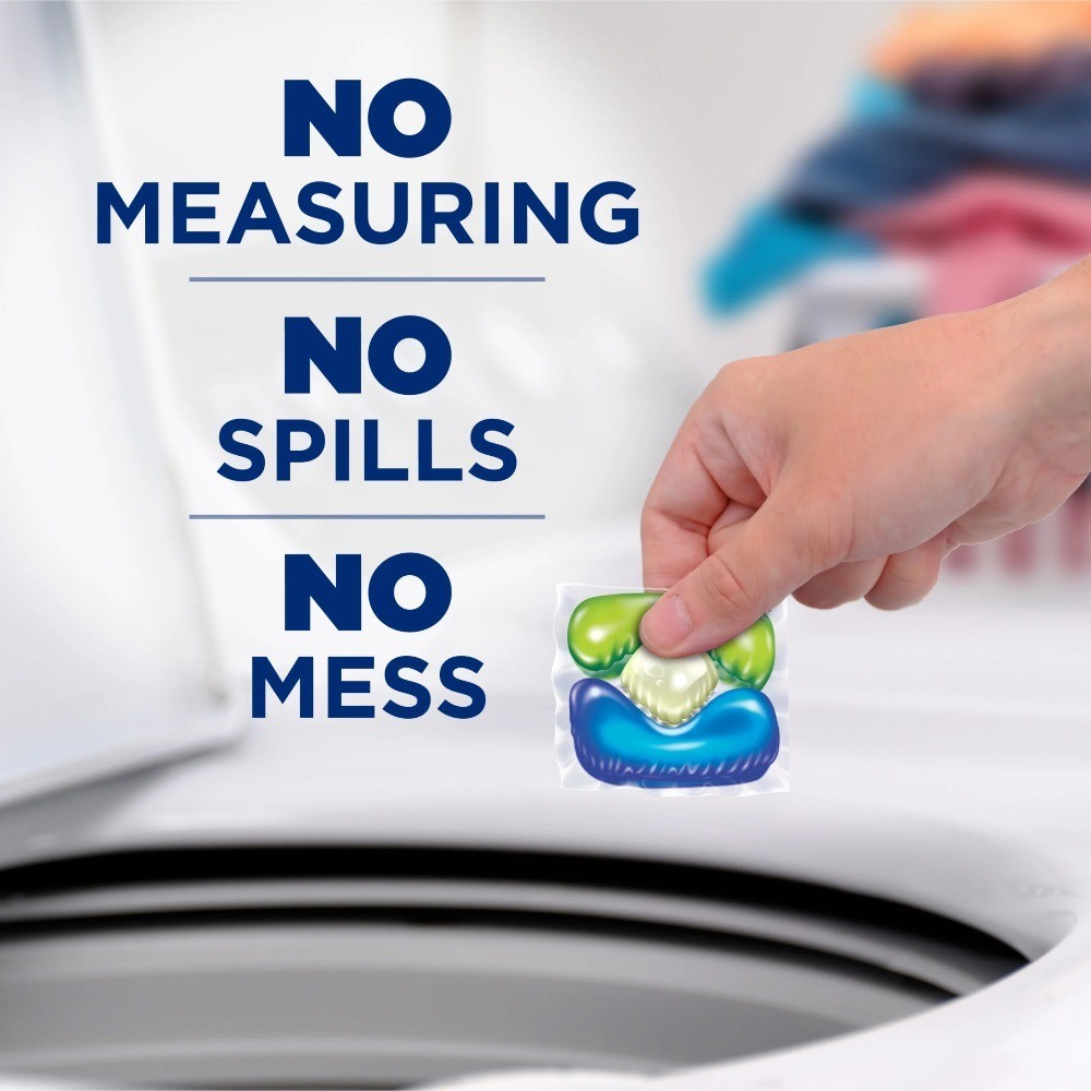 5-in-1 Laundry Detergent Pacs Fresh Scent 42 Count Power Stain Remover