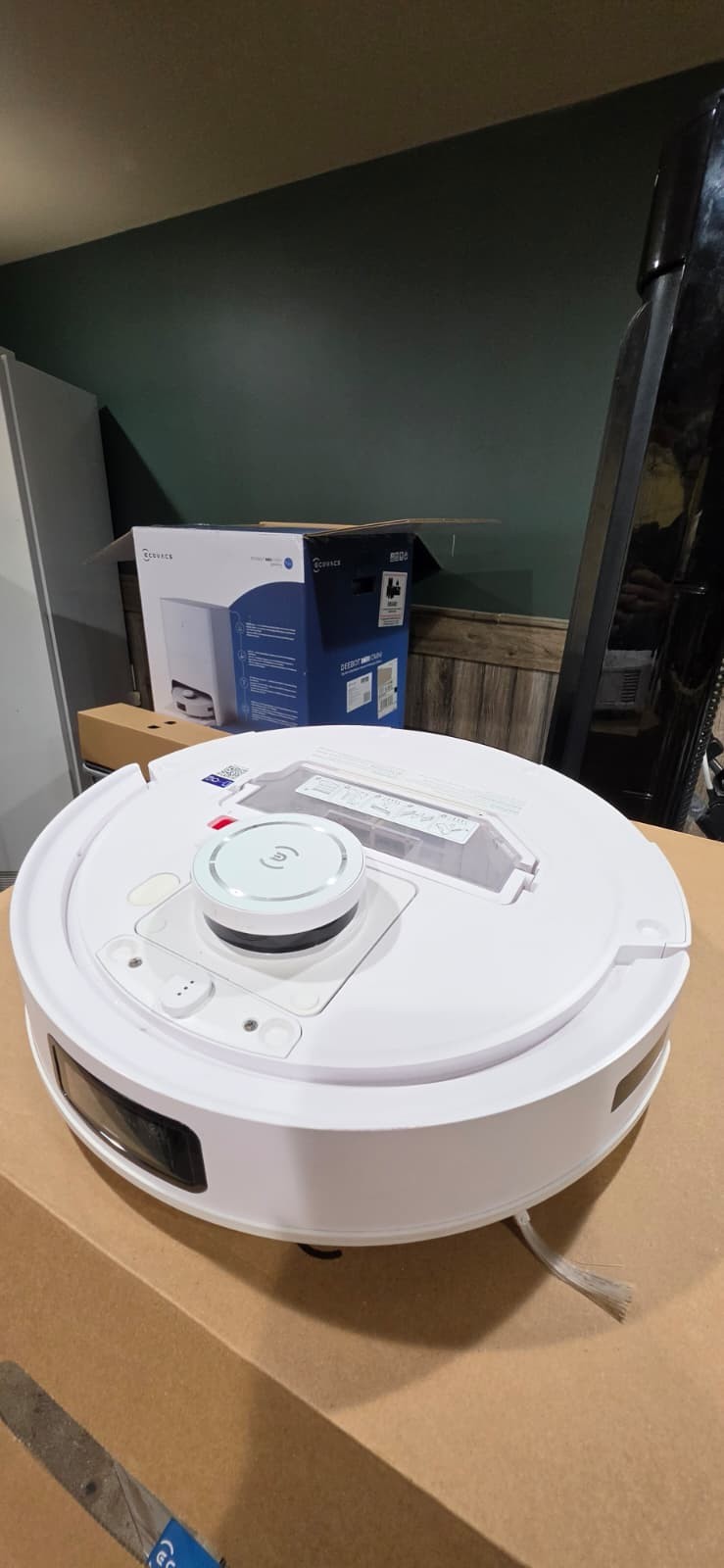 Ecovacs Deebot T10 Omni Robot Vacuum and Mop White DBX53 with OMNI Station