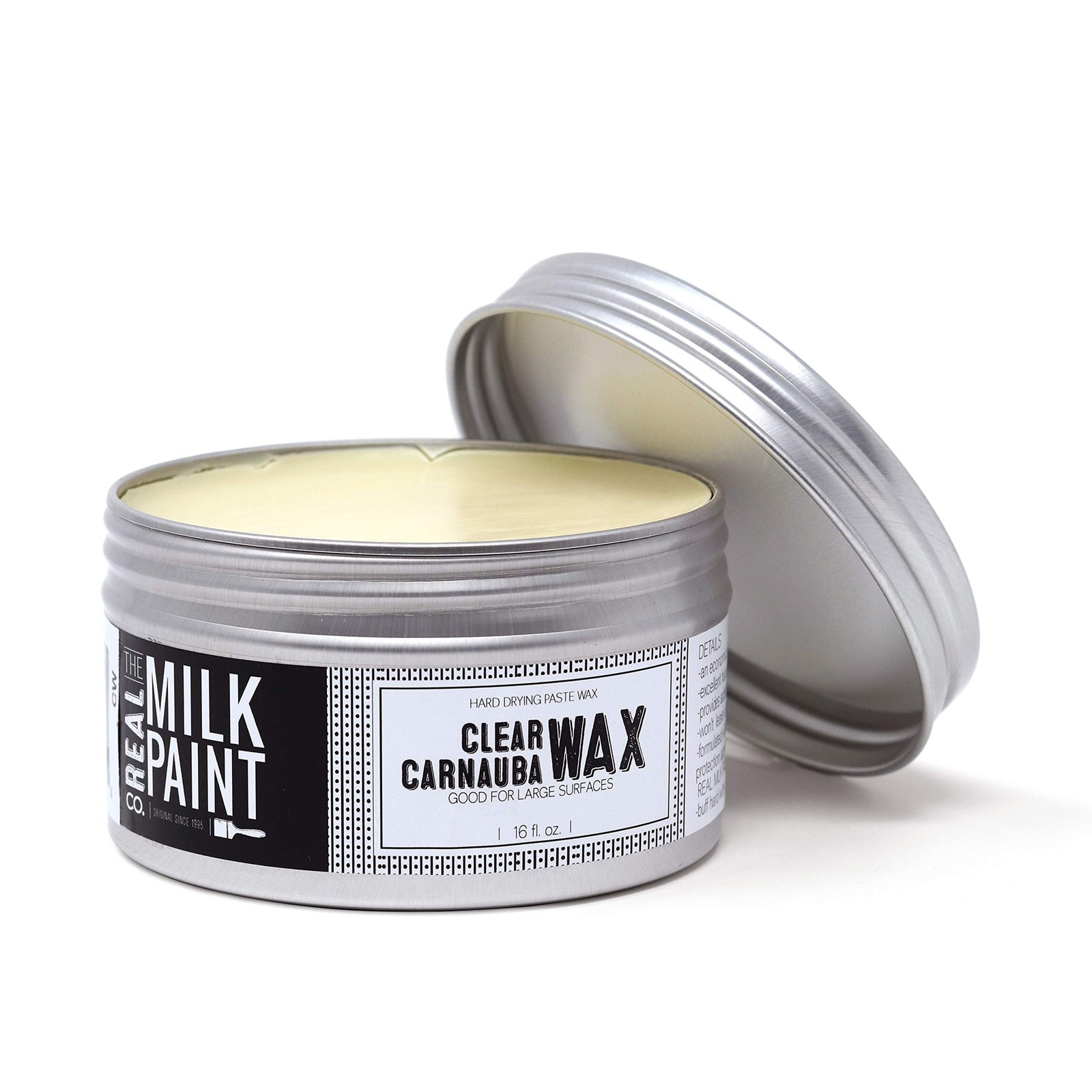 , Carnauba Wax Paste, Wood Wax for Wood Finishing, Use over Milk Paint, Wood …