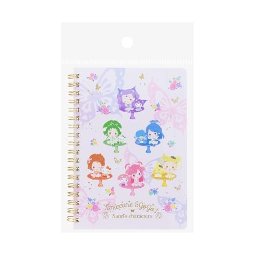 Sun-Star Stationery Sanrio Character Notebook Ring Notebook B6 Yes! PreCure 5