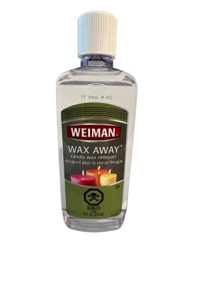 Weiman Wax Away Candle Wax Remover Fabrics Furniture Carpet 8 oz. NEW