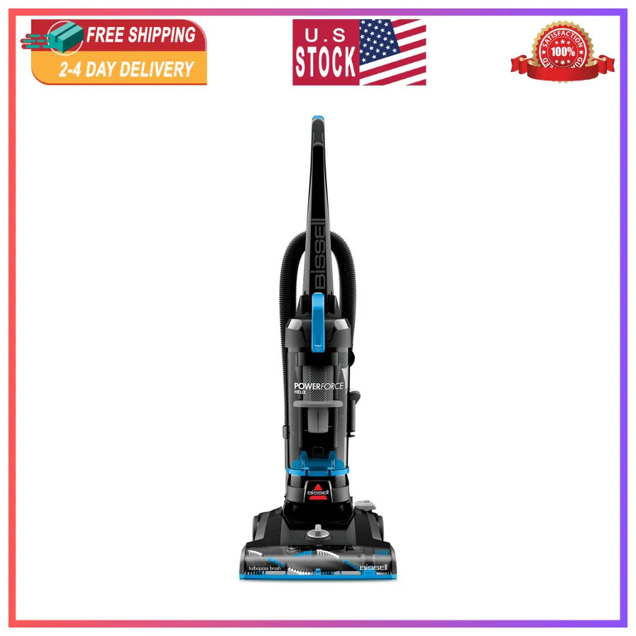 Bissell PowerForce Helix Bagless Upright Vacuum Lightweight Pet Friendly 3313