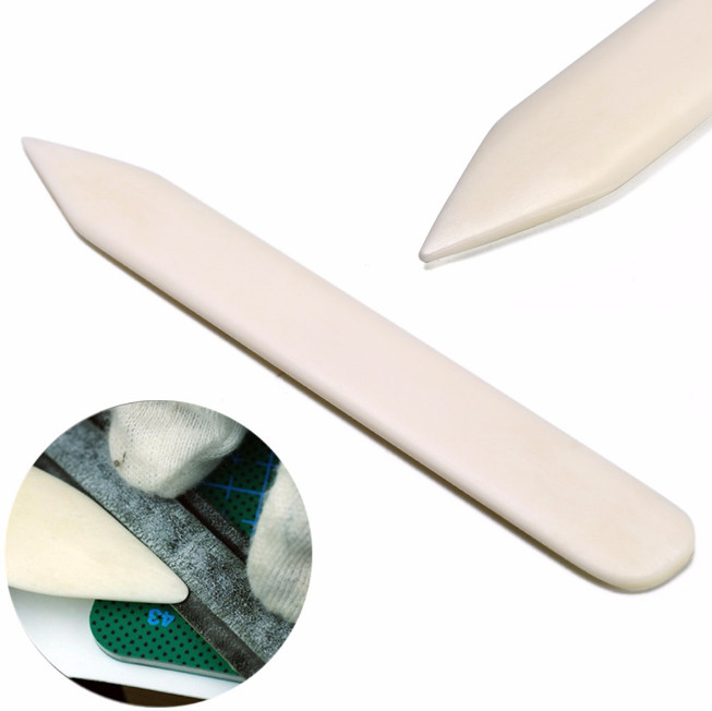 1pcs 15cm Natural Bone Folder Durable White Trimmer Folding Paper Leather Tool