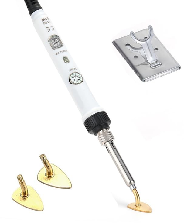 Mini Iron, 80W Tiny Iron for Small Crafts Patches Clothes Shoes Hats, Adjusta…