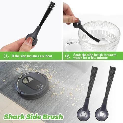 Shark Side Brushes Replacement Compatible for Shark Robot Vacuums New