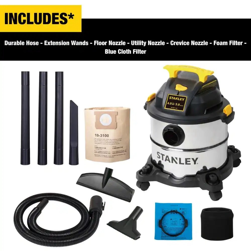 5 Gal. 4.0 Peak HP Wet/Dry Vac