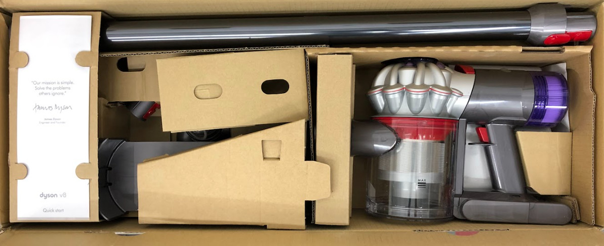 Dyson V8 Plus Cordless Vacuum 115AW 40 Min Runtime Stick & Handheld