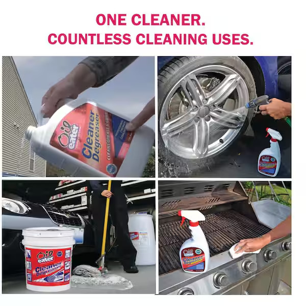 Oil Eater Cleaner Degreaser 1 Gal Color Safe Non Corrosive Concentrated Liquid