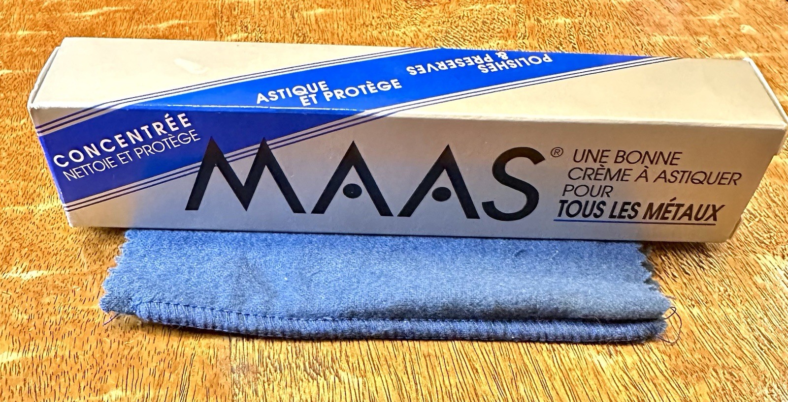 MAAS Concentrated A Fine Polishing Creme for All Metals 4 oz Partial Tube