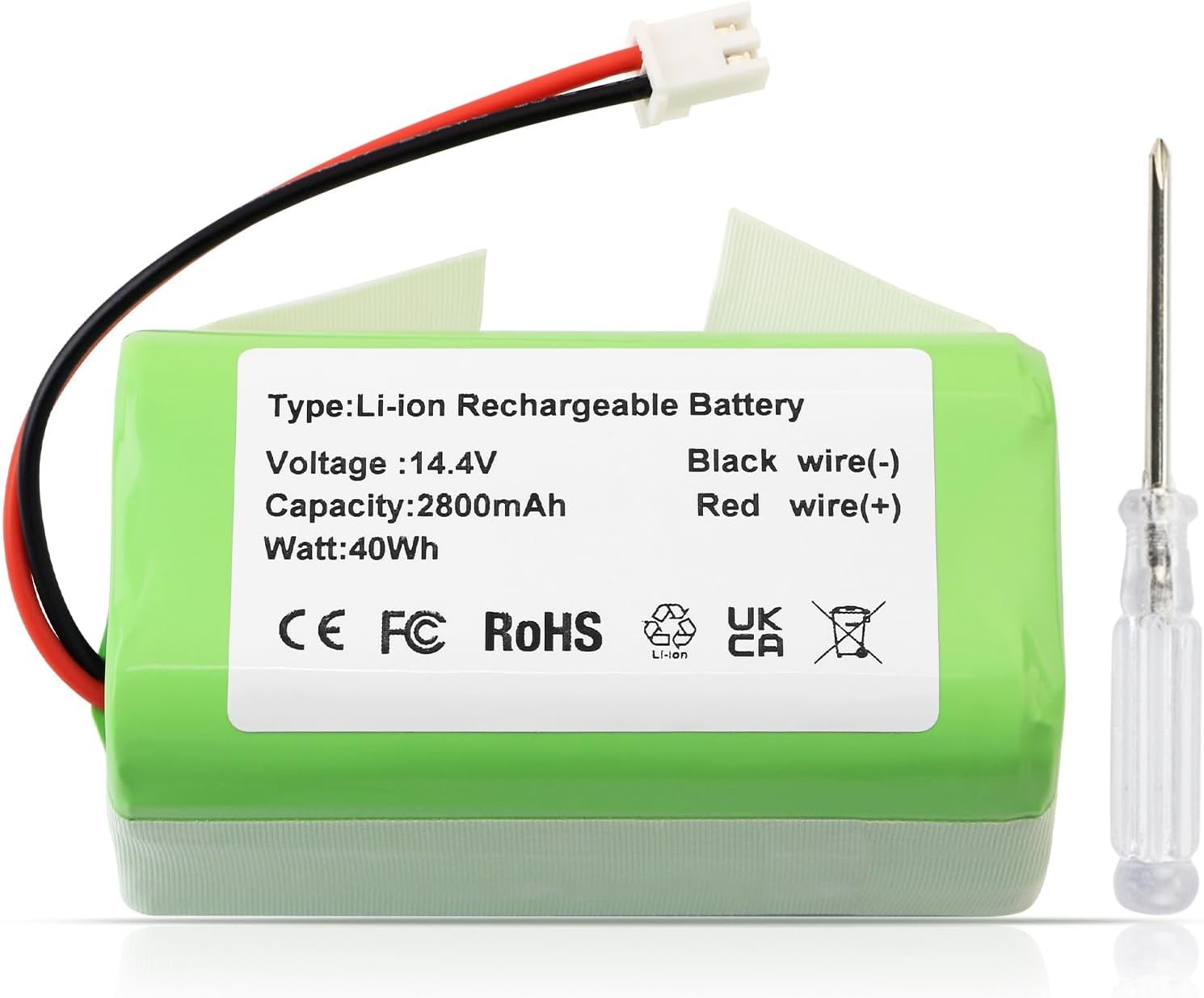 RVBAT85004 Battery Replacement for Shark Matrix Plus Robot RV2620 UR2360S