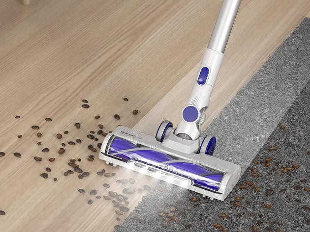 Cordless Vacuum Cleaner 20000Pa Powerful Suction Stick Lightweight 30Mins Runtim