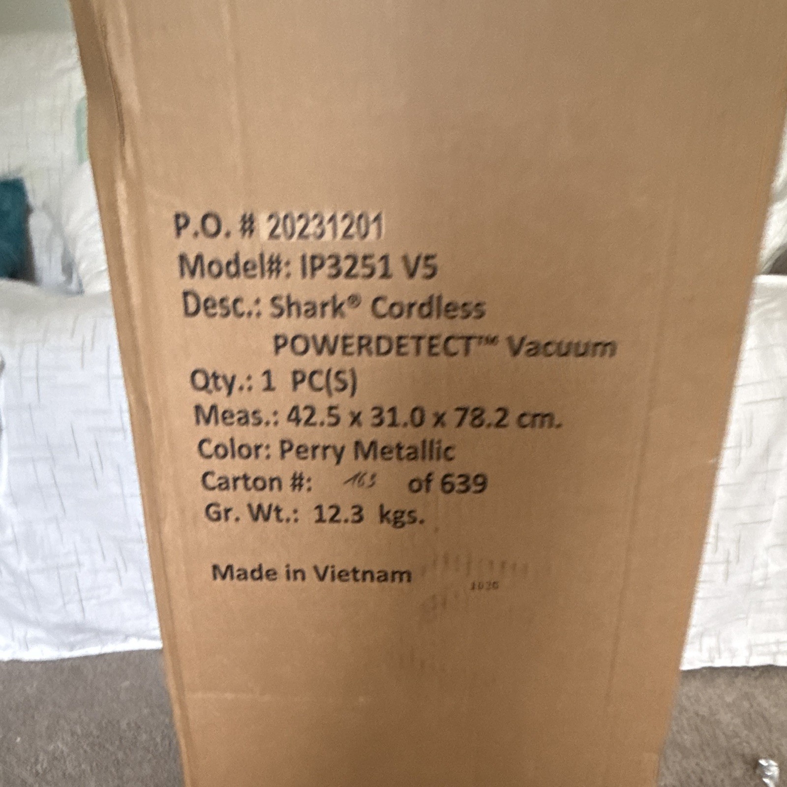 Shark Cordless POWERDETECT Vacuum Cleaner IP3251 V5 Perry Metalli