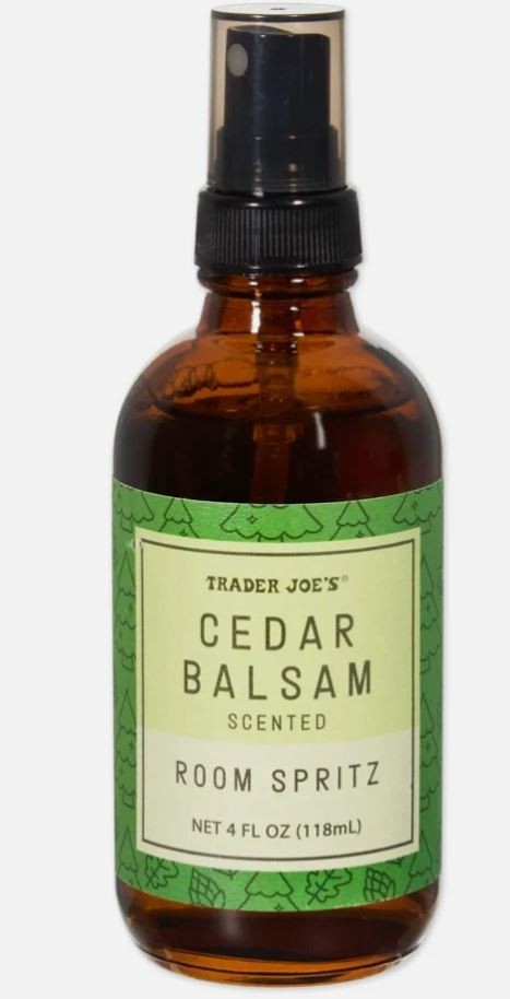 2-Pack Trader Joe’s Cedar Balsam Room Spritz Spray 4oz Holiday Seasonal NEW 2025