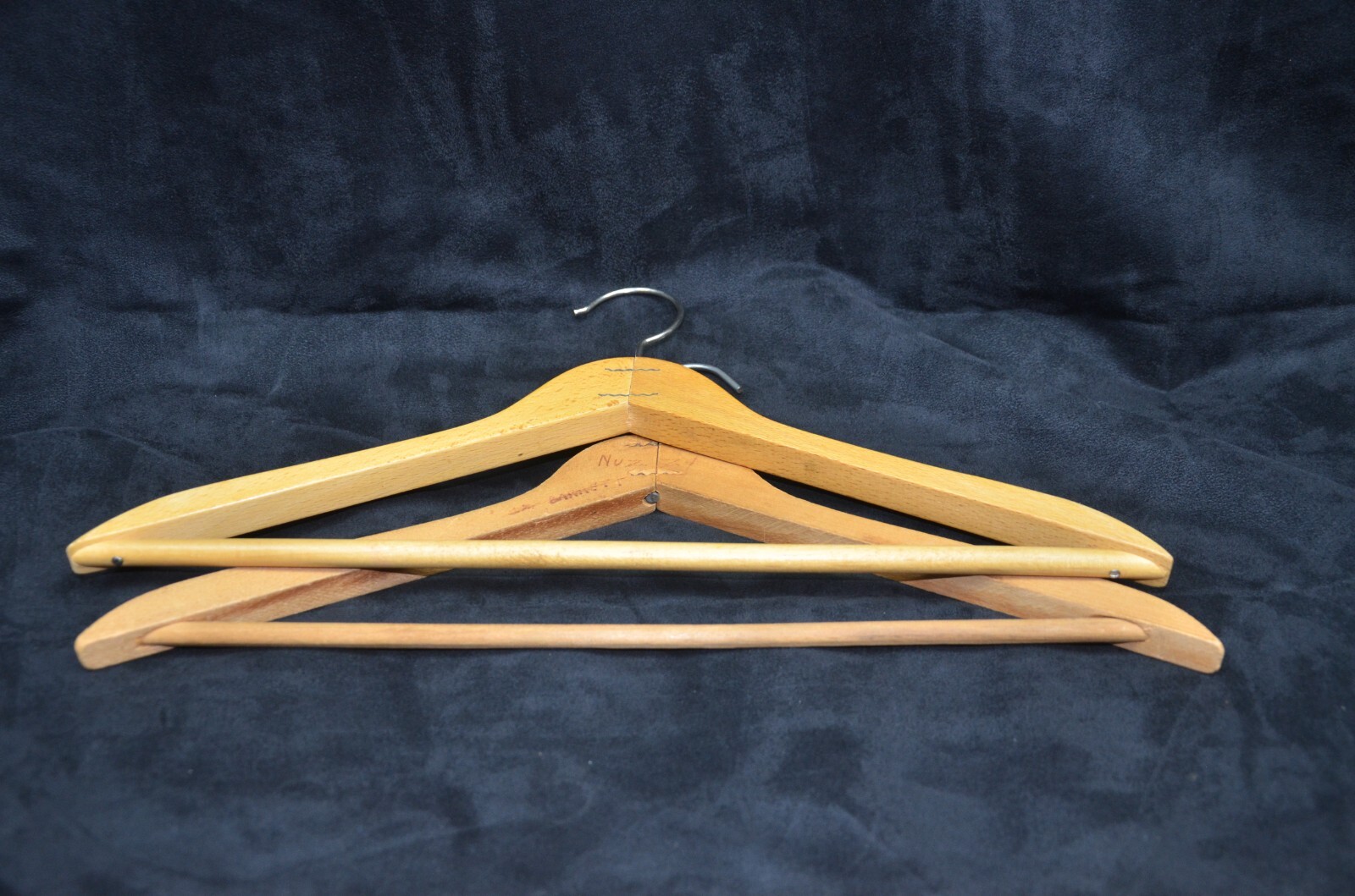 7 Vintage Wooden Suit Shirt Coat Hangers – Maas & unbranded