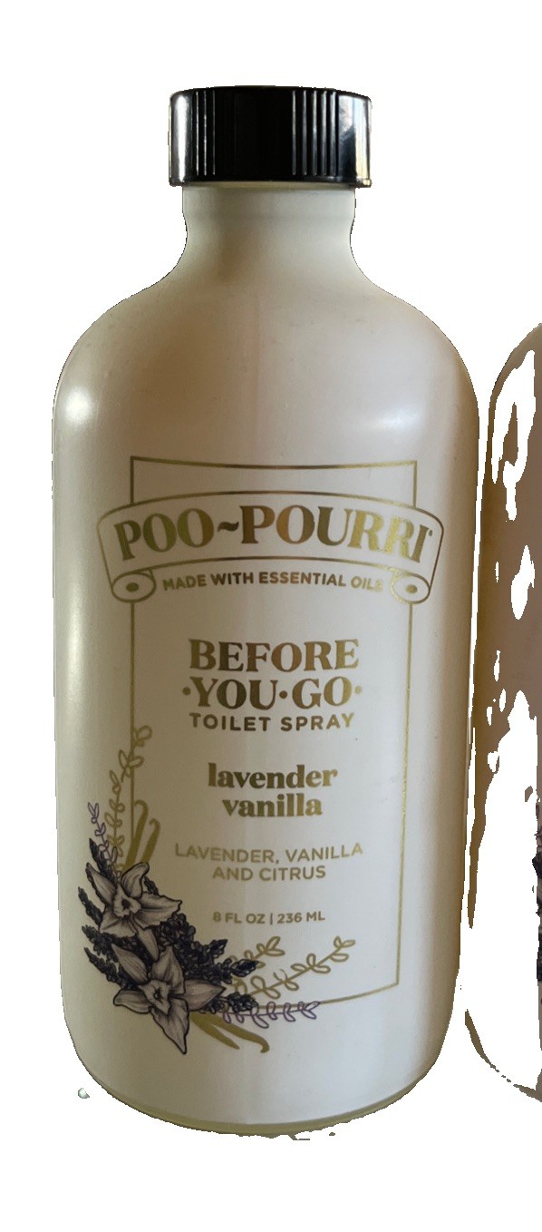 2 POURRI BEFORE-YOU-GO TOILET SPRAY, LAVENDER VANILLA & Citrus 8 Oz READ DETAILS