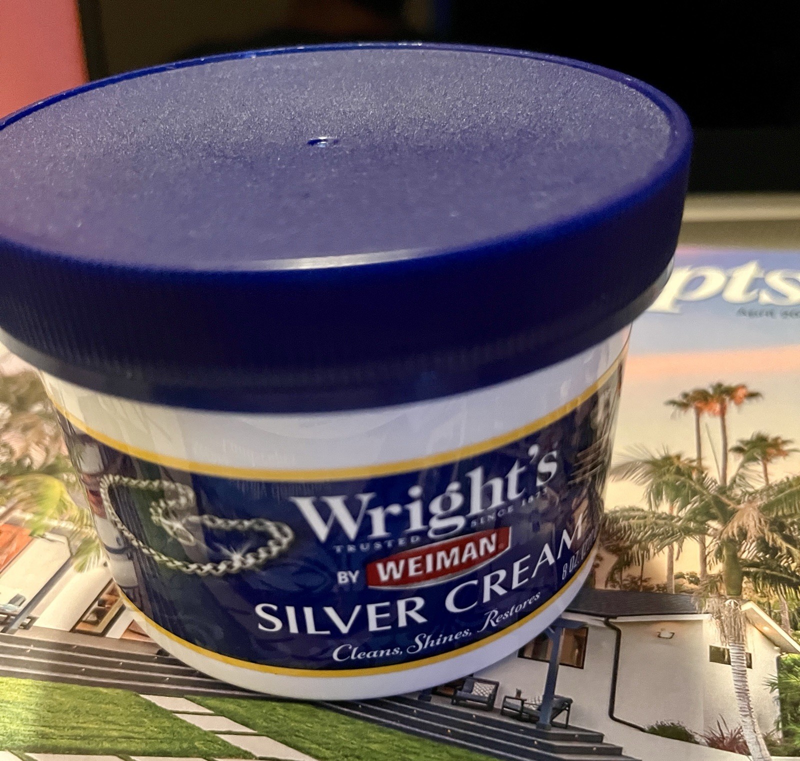 Wright’s Silver Cleaner and Polish Cream 8 Ounce