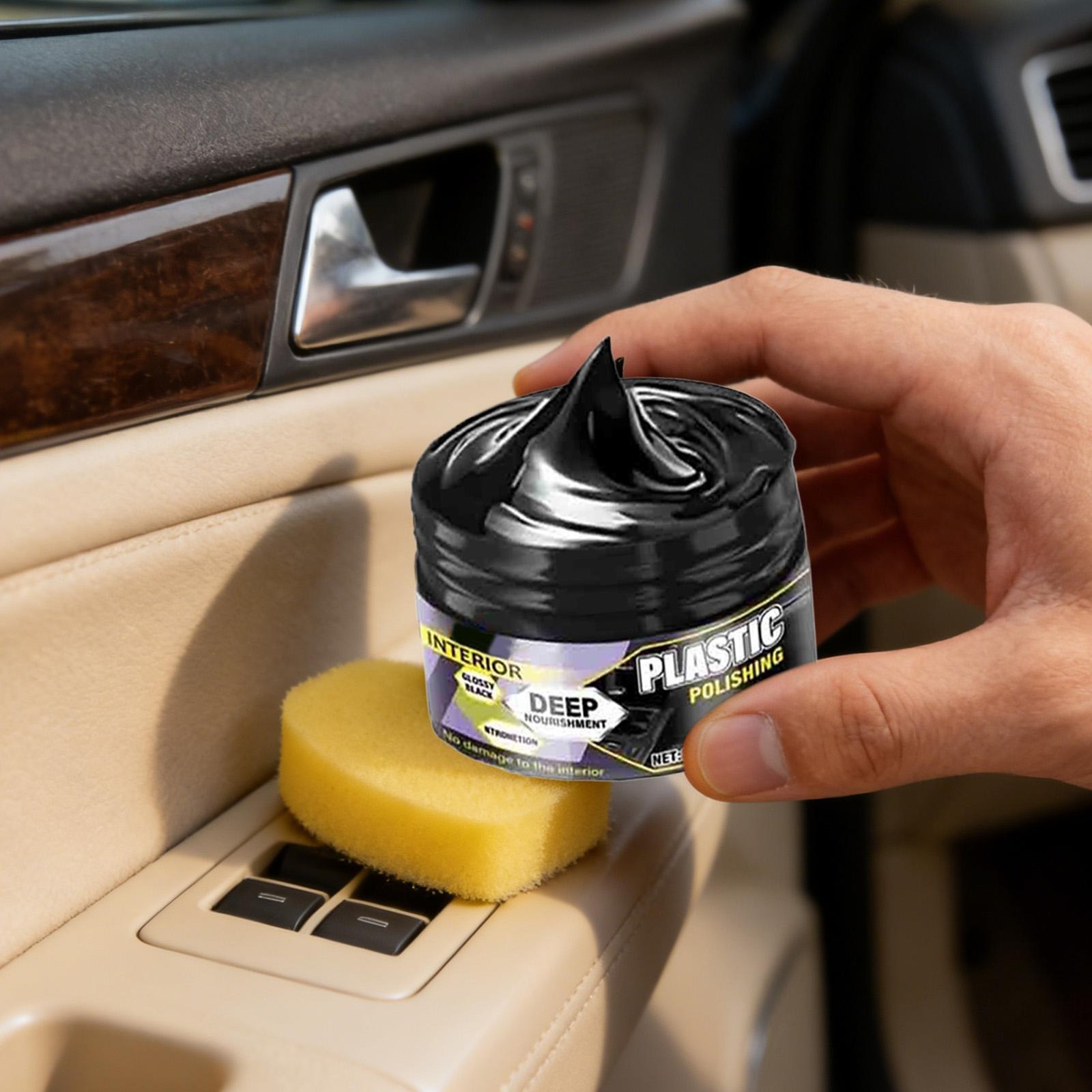 Car Interior Maintenance Wax Cleaning Kit Shine Cleaning Detailing Restorer 55ml