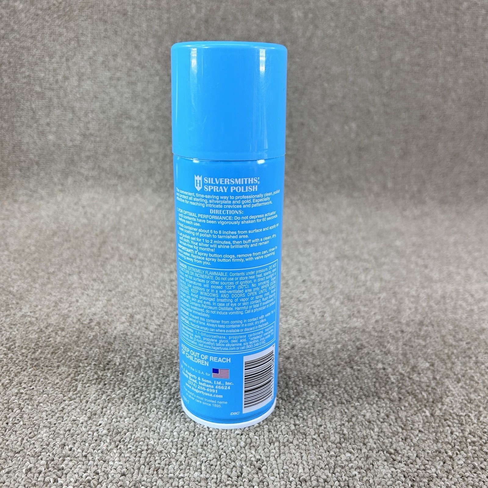 Hagerty Silversmiths Spray Polish Aerosol 8.5 oz With R-22 Tarnish Preventer