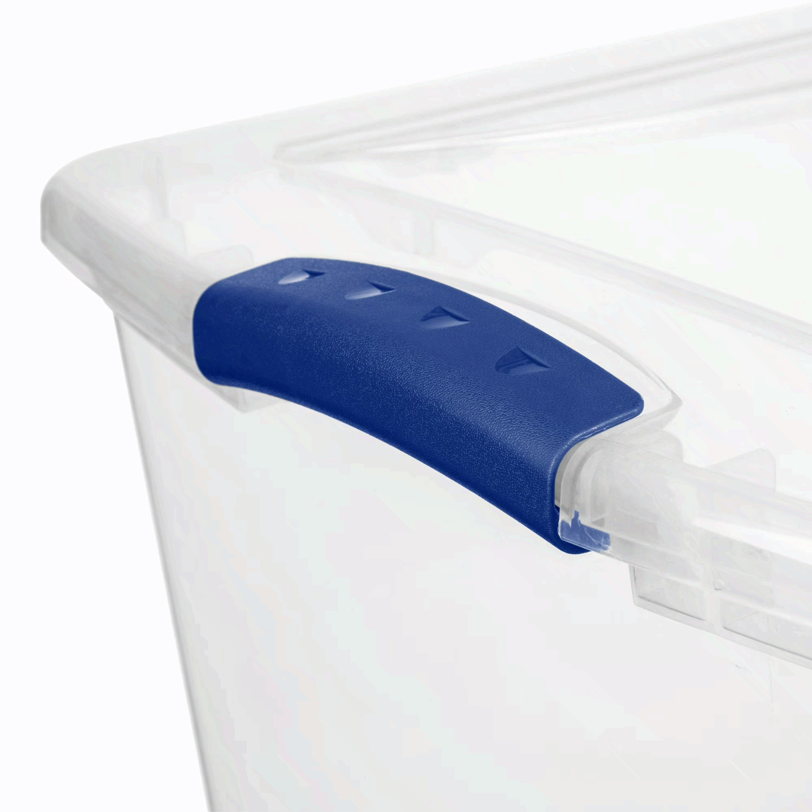 Sterilite Large Latching Storage Bin, 66 Quart Clear Plastic Storage Container